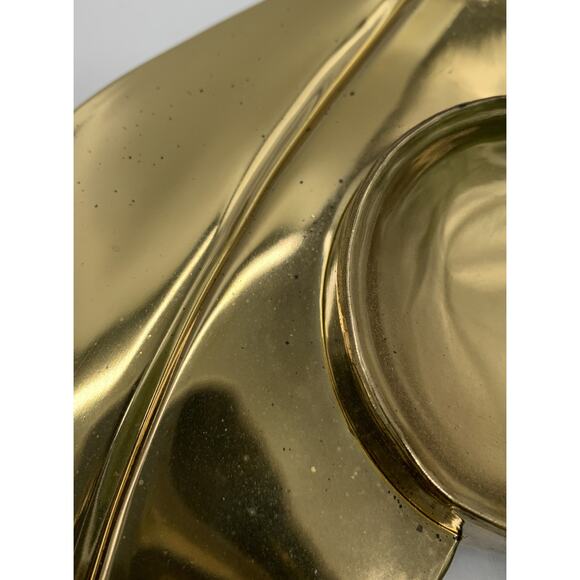 Vtg MCM Pair Syroco 7444 Gold Poppy Flower Wall Hanging Decor 1964 Read - Picture 12 of 14